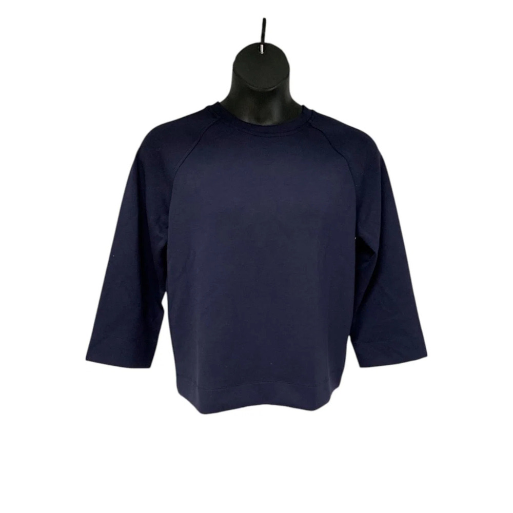 Martha Stewart Women's Signature Velour Raglan Slv Pullover Demitasse - Regular